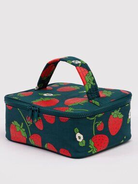 NWT Baggu Small Cosmetic Case - Strawberry Blossom
